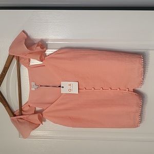 Beautiful Q + A Los Angeles - size small - peachish orange color - NWTs